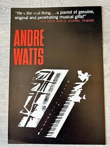 Andre Watts - concert advertisement - Massey Hall Toronto - April 4, 1968 - Picture 1 of 2