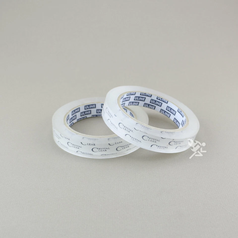 Cinta transparente cristalina de 2 - 3/4" x 2,592" (72 yardas), se adapta a núcleos de 3" Foto 1 de 1