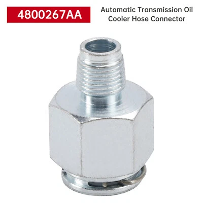 Automatic Transmission Oil Cooler Hose Connector 4800267AA for Dodge Caravan R - Image 1 of 4