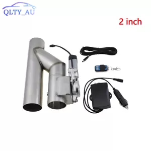2" Electric Exhaust Catback Valve Single butterfly flap Motor w/ Remote Control - Picture 1 of 12