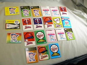 Lot of 132 Vintage Fleer Minnesota Twins Baseball Stickers-Puzzles, Fun Facts - Picture 1 of 6