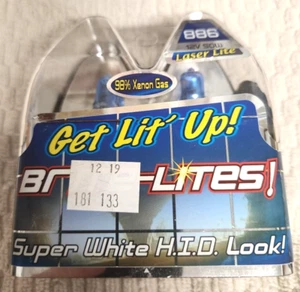 Brite-Lites BL-13B502 Xenon Gas Blue Headlight, Pair - Picture 1 of 2