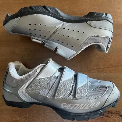 Zapatos de montar Body Geometry Specialized Riata para mujer 38EU 7,25 plateados para ciclista Foto 1 de 4
