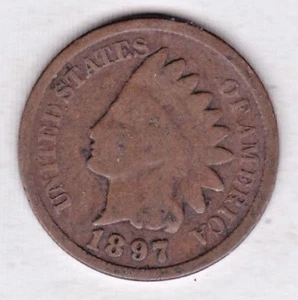 1897 CENTESIMO TESTA DI INDIANO in BUONE condizioni :~ VEDI LA SCANSIONE stk b111 - Foto 1 di 4
