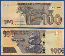 SIMBABWE / ZIMBABWE 100 Dollars 2020 (2022) UNC  P. NEW