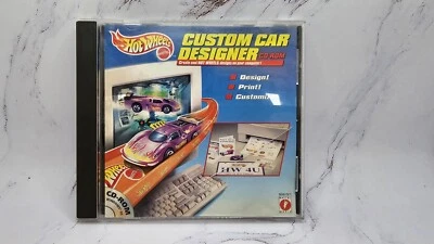 1997 HOT WHEELS CUSTOM CAR DESIGNER Program DIE CAST CD ROM   - Image 1 of 3