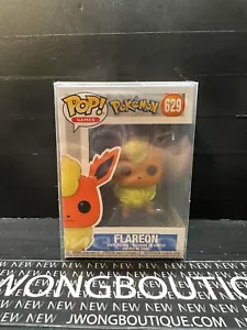 2021 Funko Pop Games Pokemon Flareon #629 Sealed with Protector - Picture 1 of 7