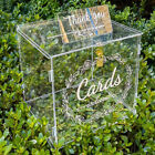 Acrylic Wedding Card Box Envelop Money Table Decor-DH