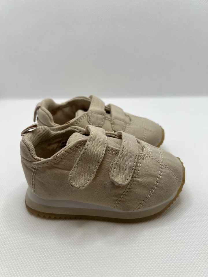 babyGap холст кроссовки обувь для ребенка размер 3 новый бежевый цвет - Изображение 1 из 4
