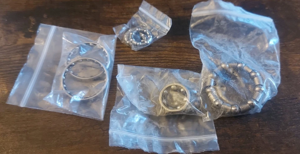 Set Of Old School BMX Caged Bearings - Headset, Bottom Bracket, Wheels - Image 1 of 1