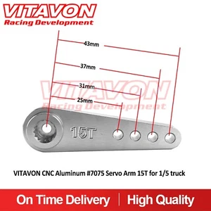 VITAVON CNC Aluminio #7075 Servo Brazo con Armario 15T para Camión 1/5 - Imagen 1 de 1