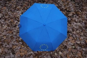 European Union EU blue compact umbrella NEW AND UNUSED - Picture 1 of 3