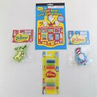 Lot Of 4 ~ Dr. Seuss ~ Sticker Book~Pencil Sharpeners & Pencil Squishy Grips~New