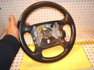Land Rover 95-98 Discovery S1 Font Dark Gray Steering Genuine OEM 1 Wheel Only - Foto 1 di 23