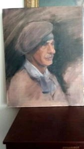 French Impressionist "Pierre"  Painting Portrait of Man 16 x 20" - Picture 1 of 5