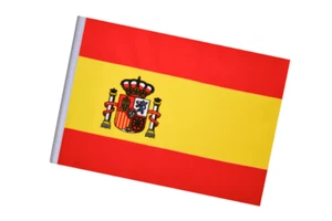 Kleine Flagge des Staates Spanien - ideal für Kunsthandwerk - 23 cm x 15 cm - Bild 1 von 3