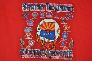 T-Shirt Medium Spring Training Cactus League Baseball 20,5 Zoll Grube zu Grube - Bild 1 von 3