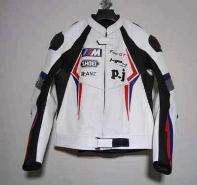 Nueva Chaqueta de Cuero de Vaca BMW Motocicleta BMW Motorrad Motociclista Chaqueta Foto 1 de 4