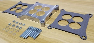 For Edelbrock 1406 1405 4 Barrel Carbs Carburetor Manifold thickening Spacers - Image 1 of 4