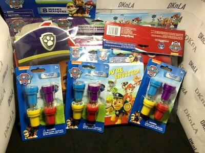 Suministros de fiesta de cumpleaños "Paw Patrol", pelota de remo, invitaciones, servilletas, tatuaje Foto 1 de 4