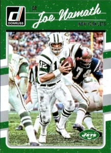2016 Panini Donruss #216 Joe Namath New York Jets HOF QB - Bild 1 von 2