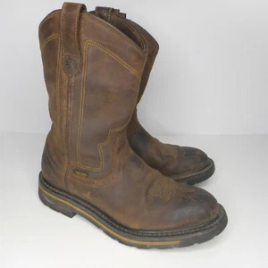 Stivali da uomo Western Lacrosse Tallgrass marrone pelle 11" Western Dry Core taglia 9 - Foto 1 di 8
