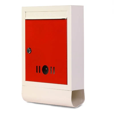 Buzón para el hogar, soporte de montaje en pared, estante de montaje en pared de metal, buzón, correo  Foto 1 de 4