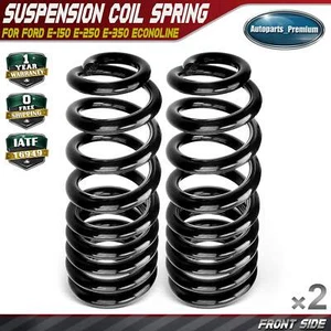 2x Front Coil Spring for Ford E-150 E-250 2003-2014 E-350 Econoline Super Duty - Picture 1 of 9