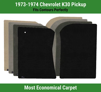 Lloyd Velourtex Front Row Carpet Mats for 1973-1974 Chevrolet K30 Pickup  - Image 1 of 4