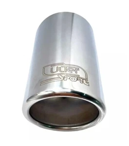 Cubierta de escape para MINI ONE + COOPER acero inoxidable R50 R52 R56 redonda cubierta de acero inoxidable - Imagen 1 de 3