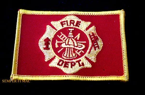 PARCHE CHALECO SOMBRERO BANDERA CRUZADA DEL DEPARTAMENTO DE BOMBEROS MALTÉS BOMBEROS EDREDÓN REGALO PIN UP FD - Imagen 1 de 12
