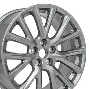 20x8.5 Hyper Grey Rim Cadillac 5X120 37ET 23422365, 84006614 - Picture 1 of 5