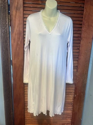 PLUTO Bélgica Vestido para Dormir Algodón Encaje Talla 40 Pequeño Camisón Rosa Foto 1 de 4