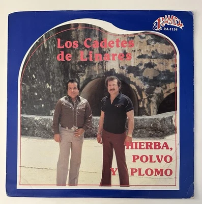 Los Cadetes De Linares - Hierba, Polvo Y Plomo (1 x LP, Vinyl, 1986 MX, EX) - Image 1 of 4