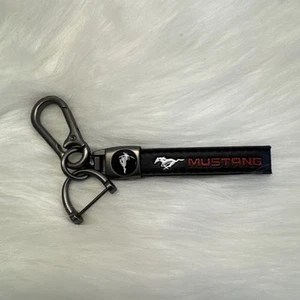 Mustang Faux Leather Keyring Key fob Holder - Bild 1 von 4