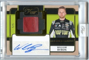 Gráficos guardados de carreras Turn Four 2025 automático #GG-WBN William Byron dorado #/5 - Imagen 1 de 2