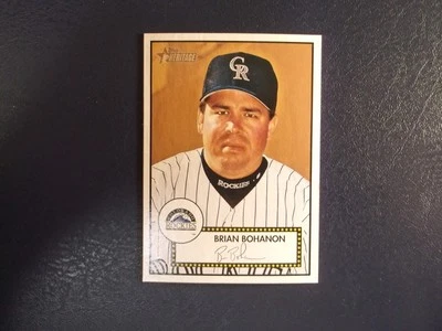 2001 Topps Heritage Baseball Brian Bohanon Card # 112 - Image 1 of 2