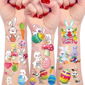 Easter Basket Stuffers Temporary Tattoos Decorations, - Picture 1 of 7