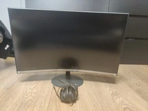 Samsung T55 27 Inch Curved Monitor Full HD C27T550FDU 1920 x 1080 Black - Picture 1 of 3
