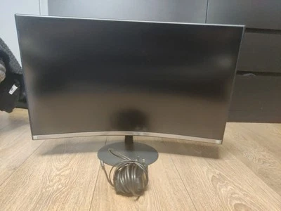 Samsung T55 27 Inch Curved Monitor Full HD C27T550FDU 1920 x 1080 Black - Image 1 of 3