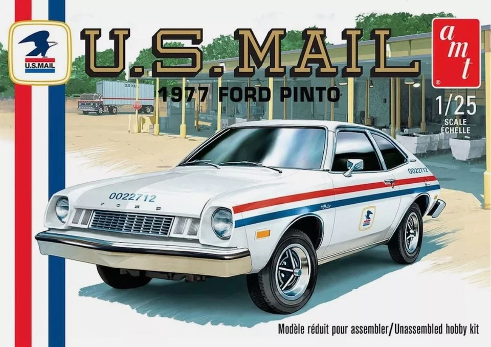 AMT, FORD Pinto USPS 1977 para montar, 1/25, AMT1350M/12 Foto 1 de 1