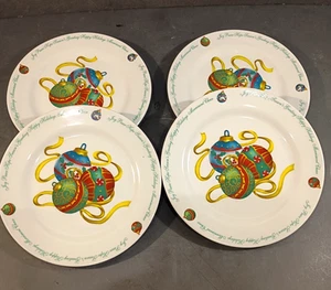 Vintage Atico Yuletide Traditions Weihnachten Beilagen/Dessertschalen (4er Set) Sehr guter Zustand - Bild 1 von 7