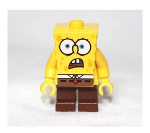 LEGO SpongeBob SquarePants Minifigure SpongeBob Shocked Look (Genuine) - Picture 1 of 1