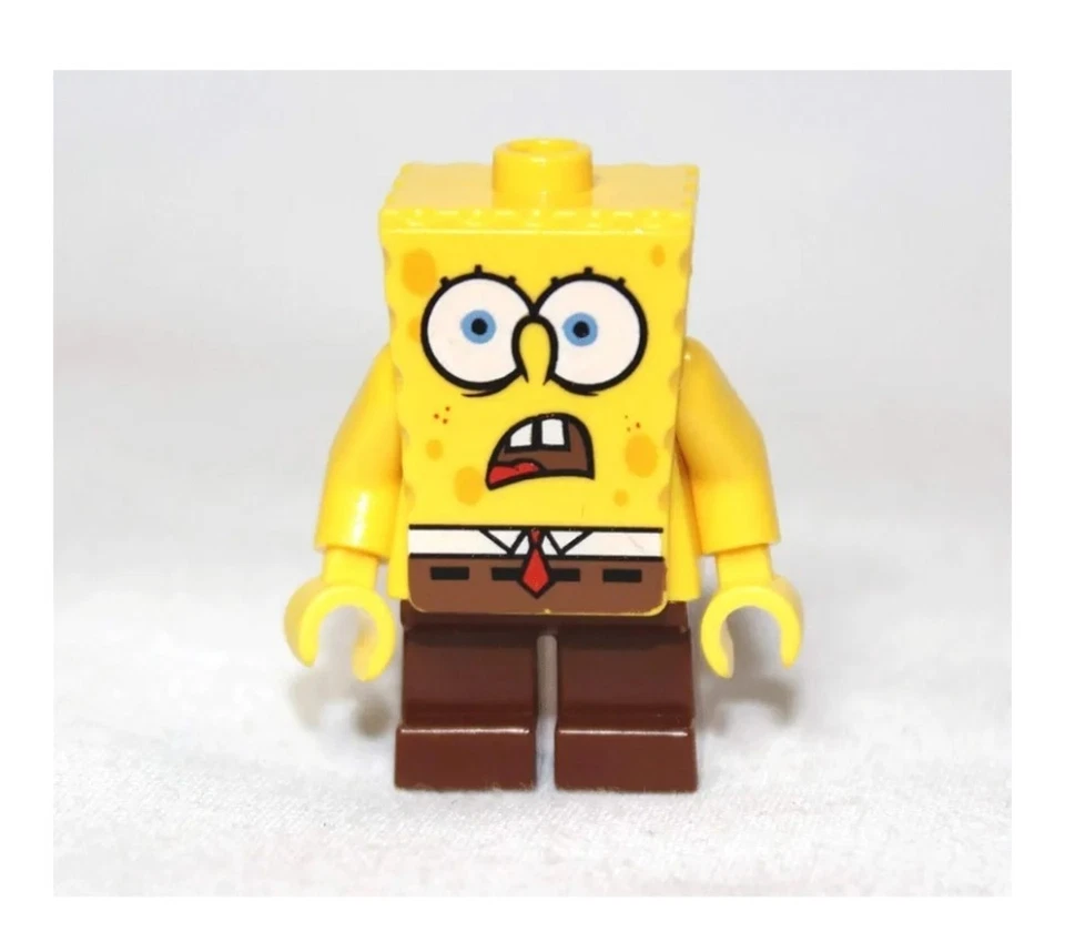 LEGO SpongeBob SquarePants Minifigure SpongeBob Shocked Look (Genuine) - Image 1 of 1