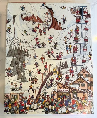 Great American Puzzle Factory The Skier 550 Piece Puzzle - Image 1 of 2