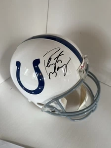 Peyton Manning And Reggie Wayne autographed full size helmet - Picture 1 of 5