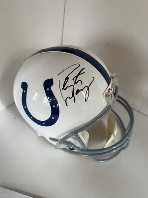 Peyton Manning And Reggie Wayne autographed full size helmet - Image 1 of 4