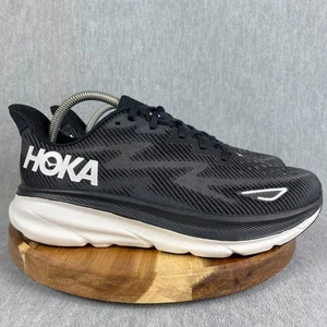 Hoka One One Clifton 9 Damenschuhe Größe 9,5 schwarz Turnschuhe Laufen sportlich - Bild 1 von 10