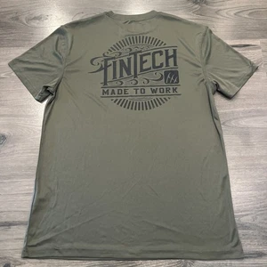 Camisa Fintech Para Hombre Talla S Verde Protector contra Erupciones Pesca UV Defensor Solar Secado Rápido - Imagen 1 de 6