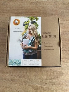 Tula Toddler Mesh Carrier "Coast Syrena Sky" Babywearing Toddler Infant 25-60lbs - Picture 1 of 12